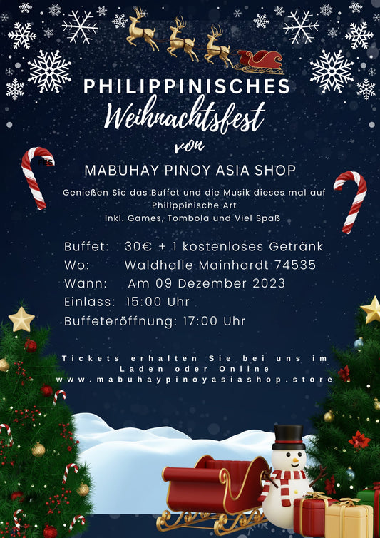 Philippinisches Weihnachtsbuffet - Mabuhay Pinoy Asia Shop