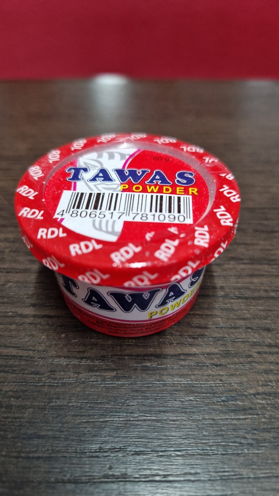 Tawas Unscented red 50g - Mabuhay Pinoy Asia Shop