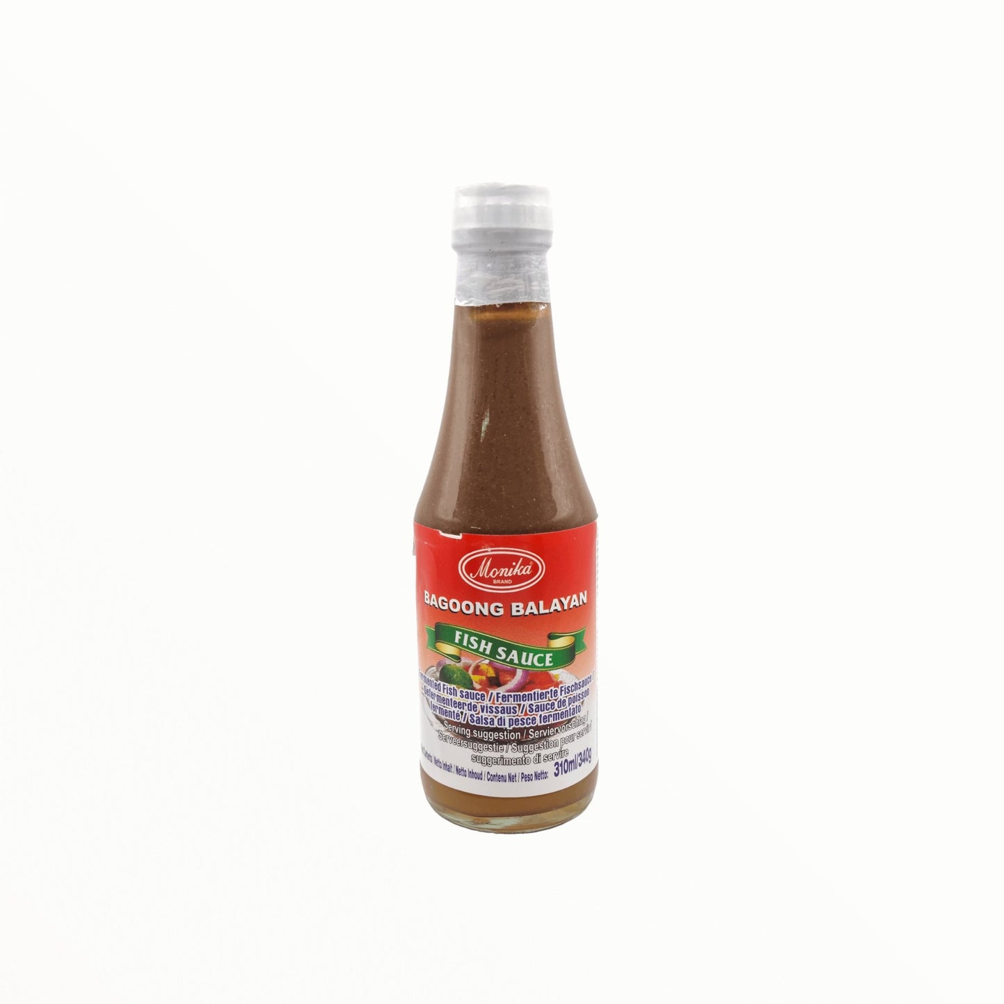 Monika - Bagoong Balayan- Sauce de poisson fermenté - Ingrédient clé pour  la préparation du pad thaï - Produit asiatique - 310 Ml