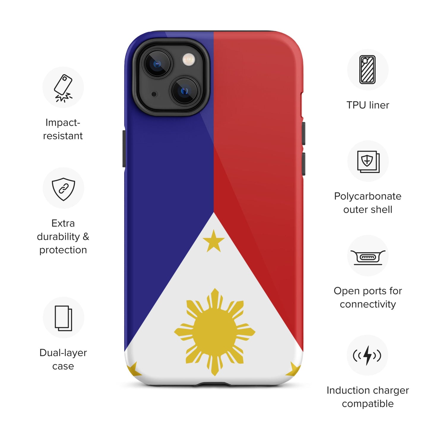 Hardcase iPhone Handyhülle - Mabuhay Pinoy Asia Shop