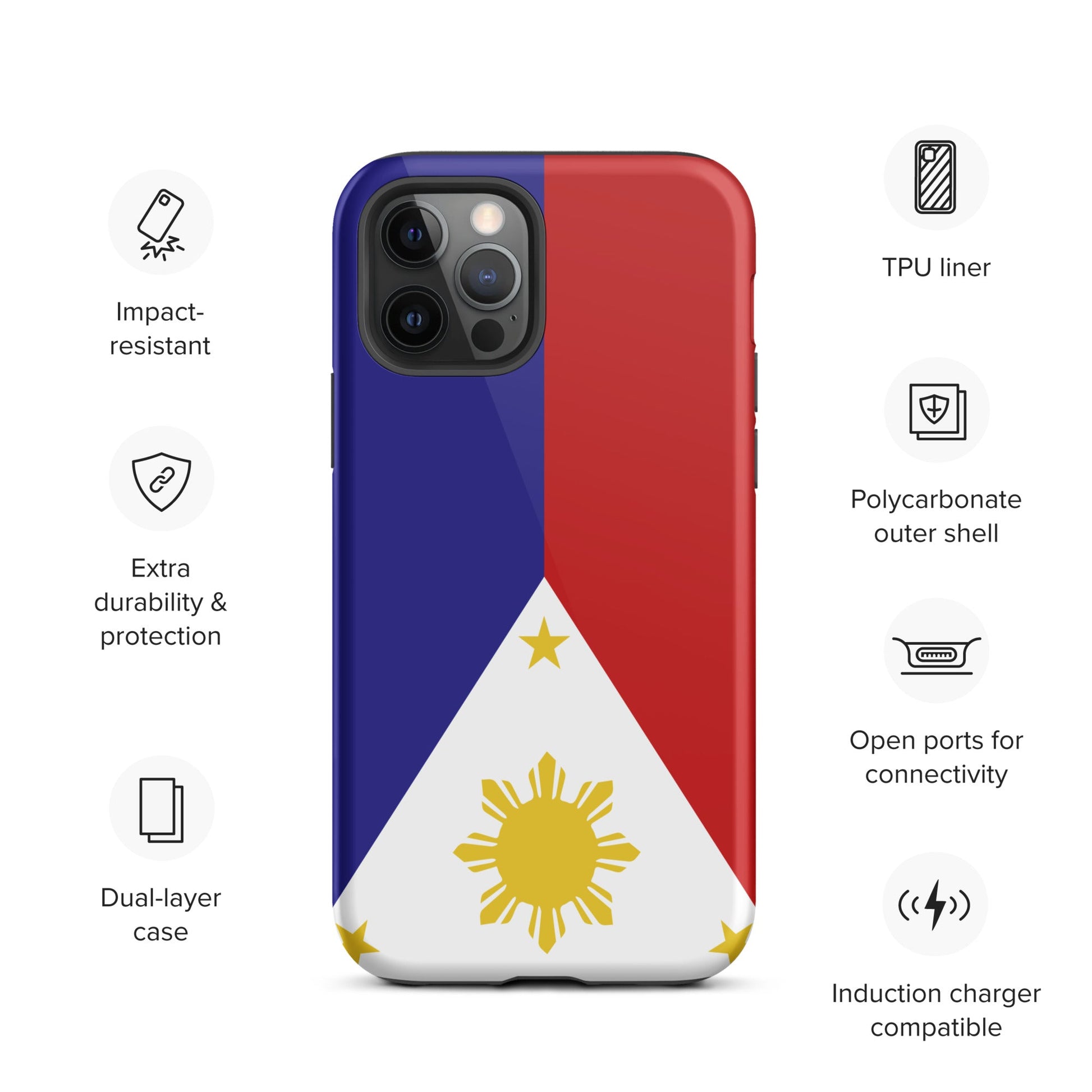 Hardcase iPhone Handyhülle - Mabuhay Pinoy Asia Shop