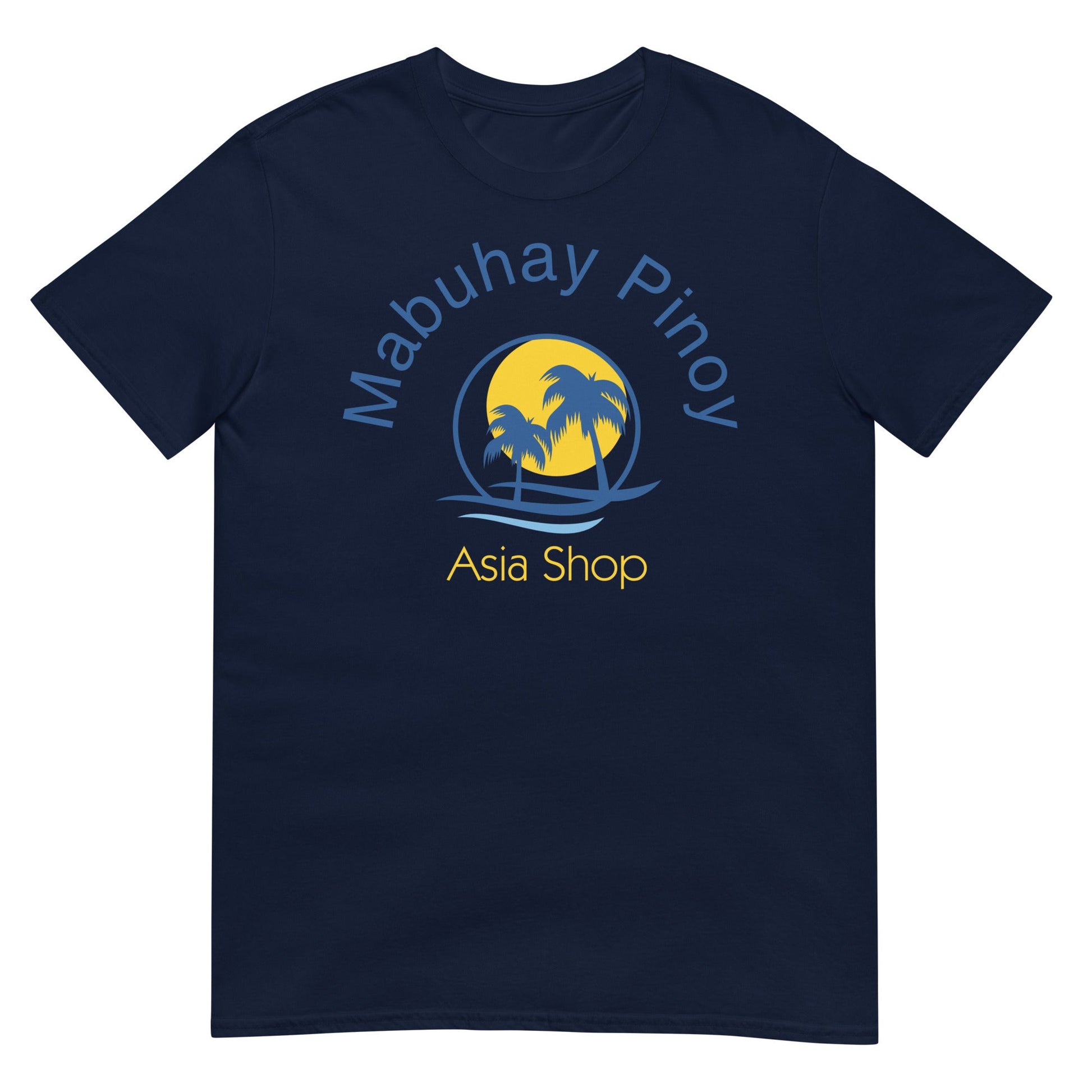Kurzärmeliges Unisex-T-Shirt Vorder und Rückseite "personalisierbar" - Mabuhay Pinoy Asia Shop