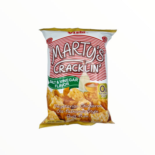 Marty's Cracklin' Salt & Vinegar Veggie 90g - Mabuhay Pinoy Asia Shop