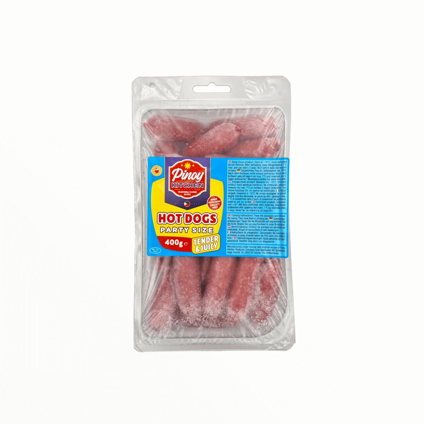 Party Hot Dogs Tender & Juicy 400g - Mabuhay Pinoy Asia Shop